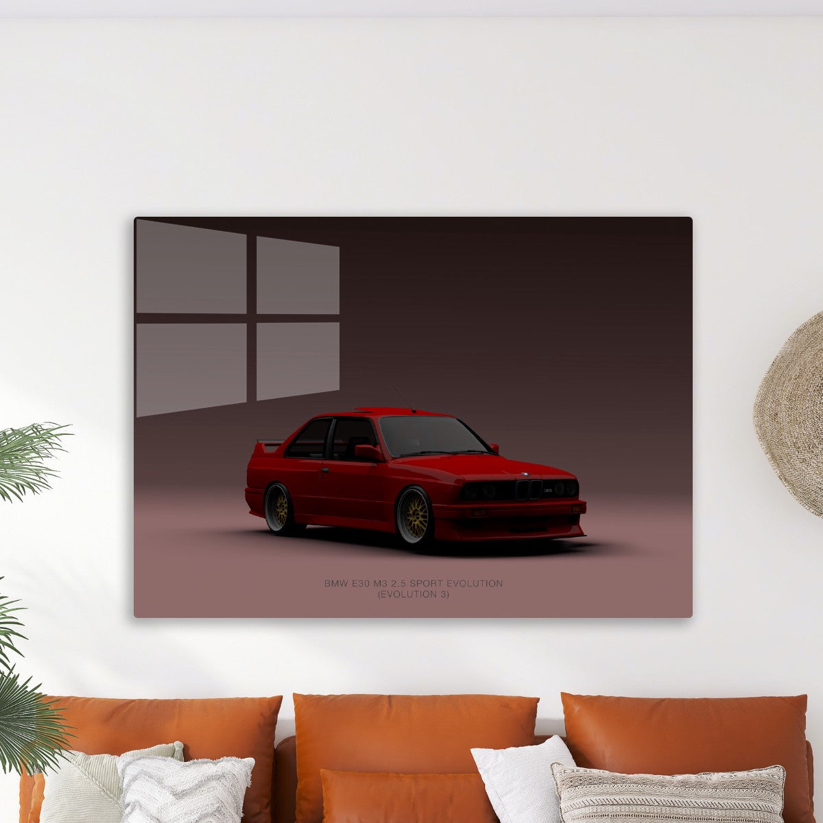 BMW M3 E30 Evo 3 Red Front Lan
