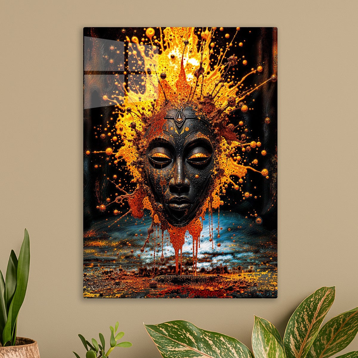 Obsidian Mask: Paint Explosion