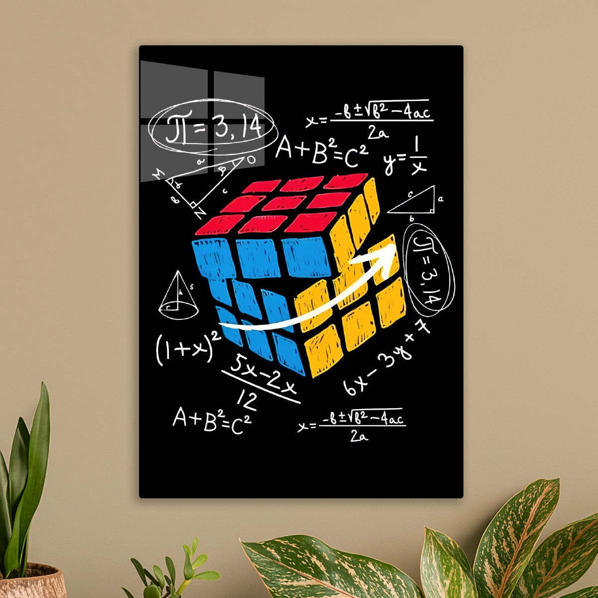 Rubik Cube Math Art