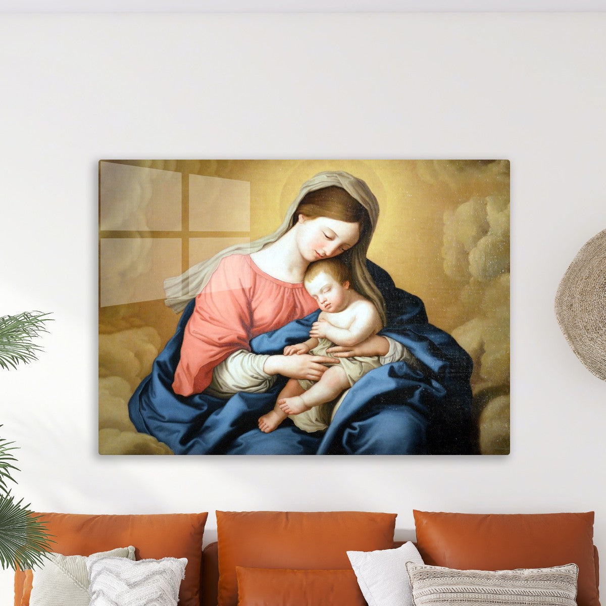 Madonna with child and angels