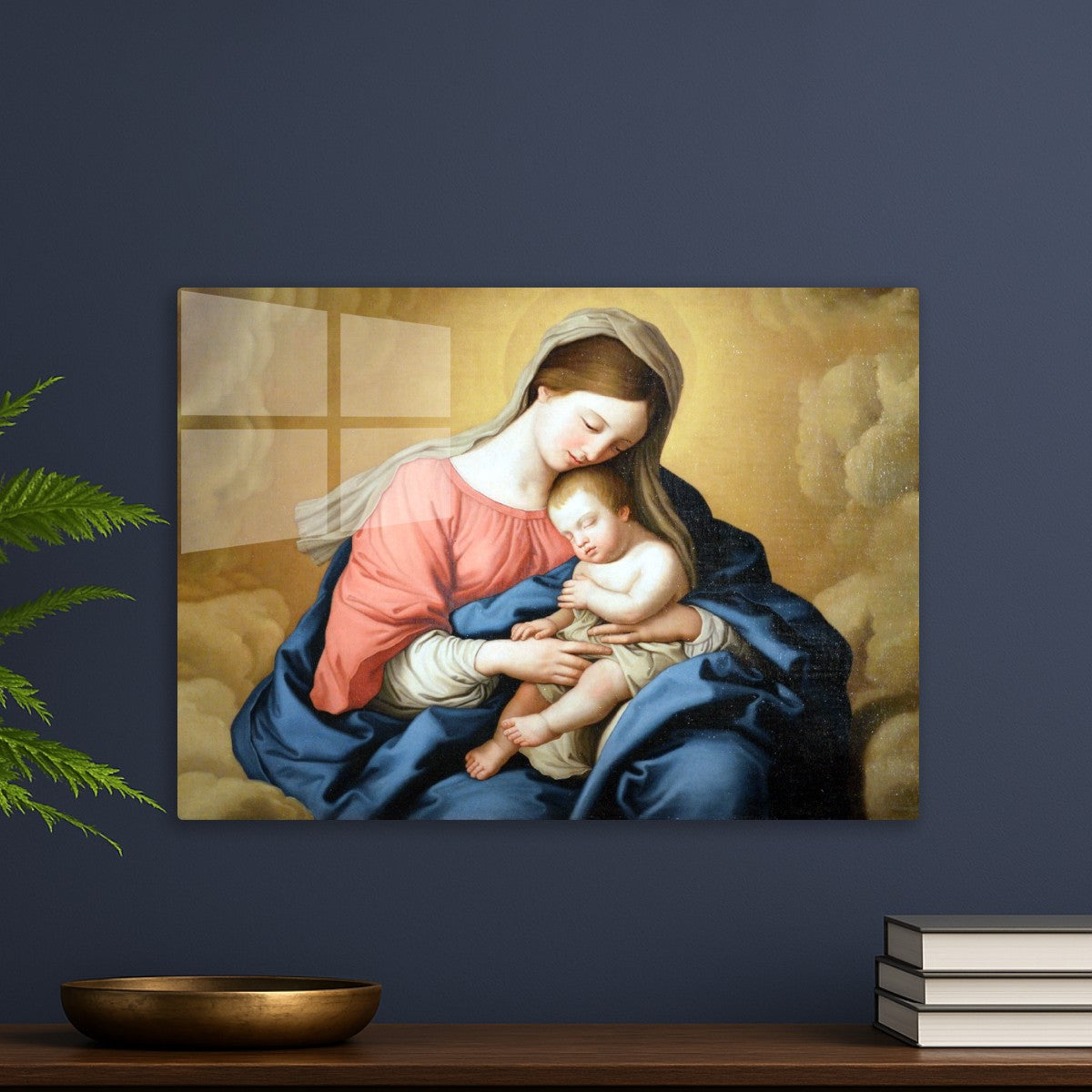 Madonna with child and angels