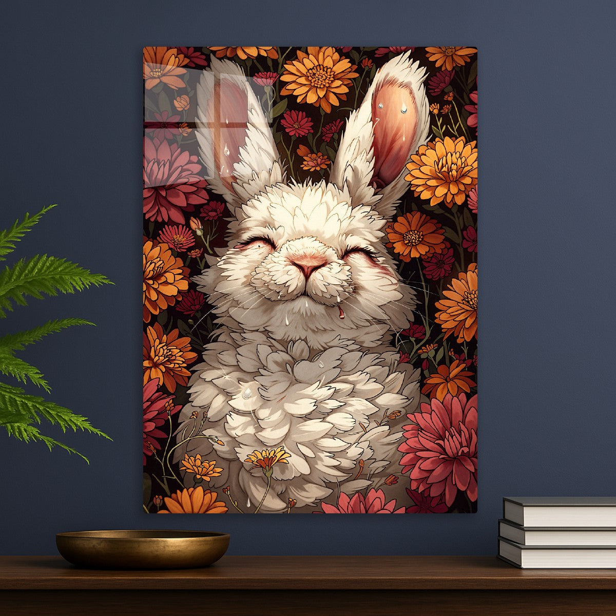 Fluffy Bunny in Bloom