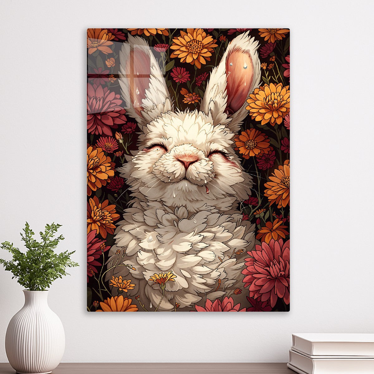 Fluffy Bunny in Bloom