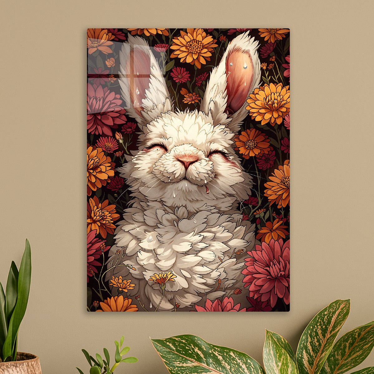 Fluffy Bunny in Bloom