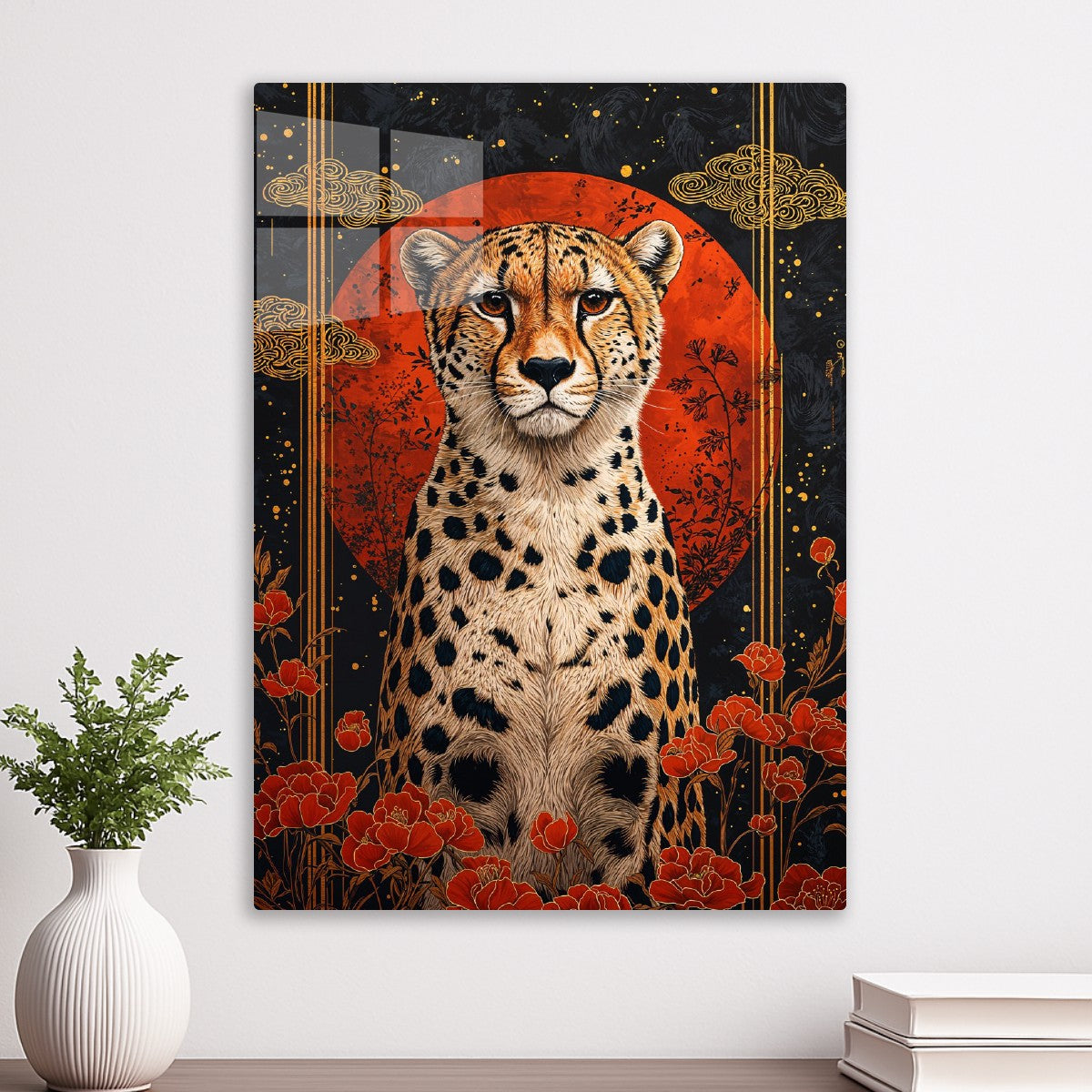 Cheetah of the Crimson Sun
