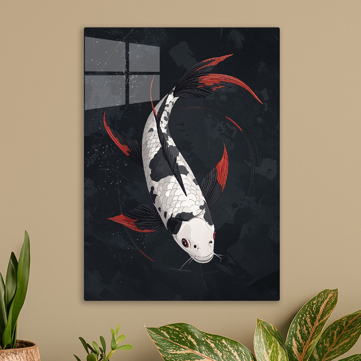 Silent Flow – Koi in Motion 