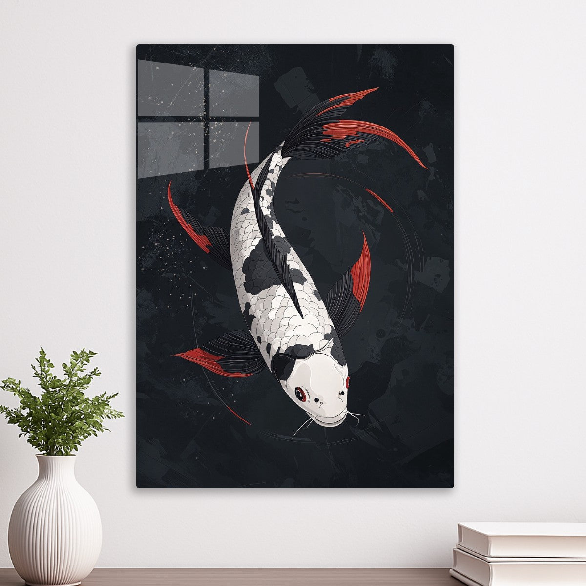 Silent Flow – Koi in Motion 