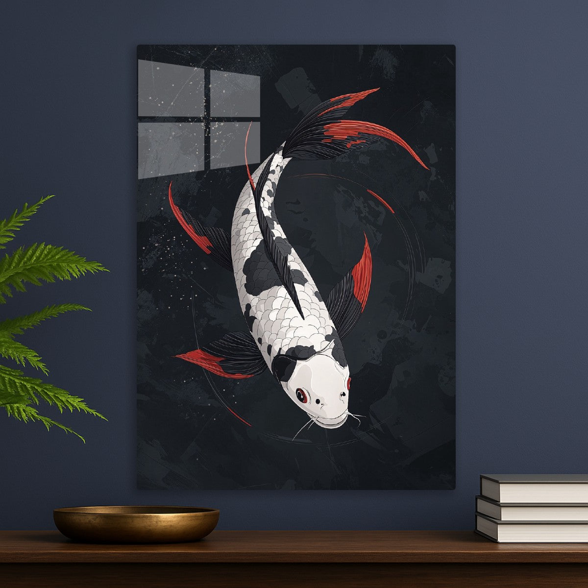 Silent Flow – Koi in Motion 