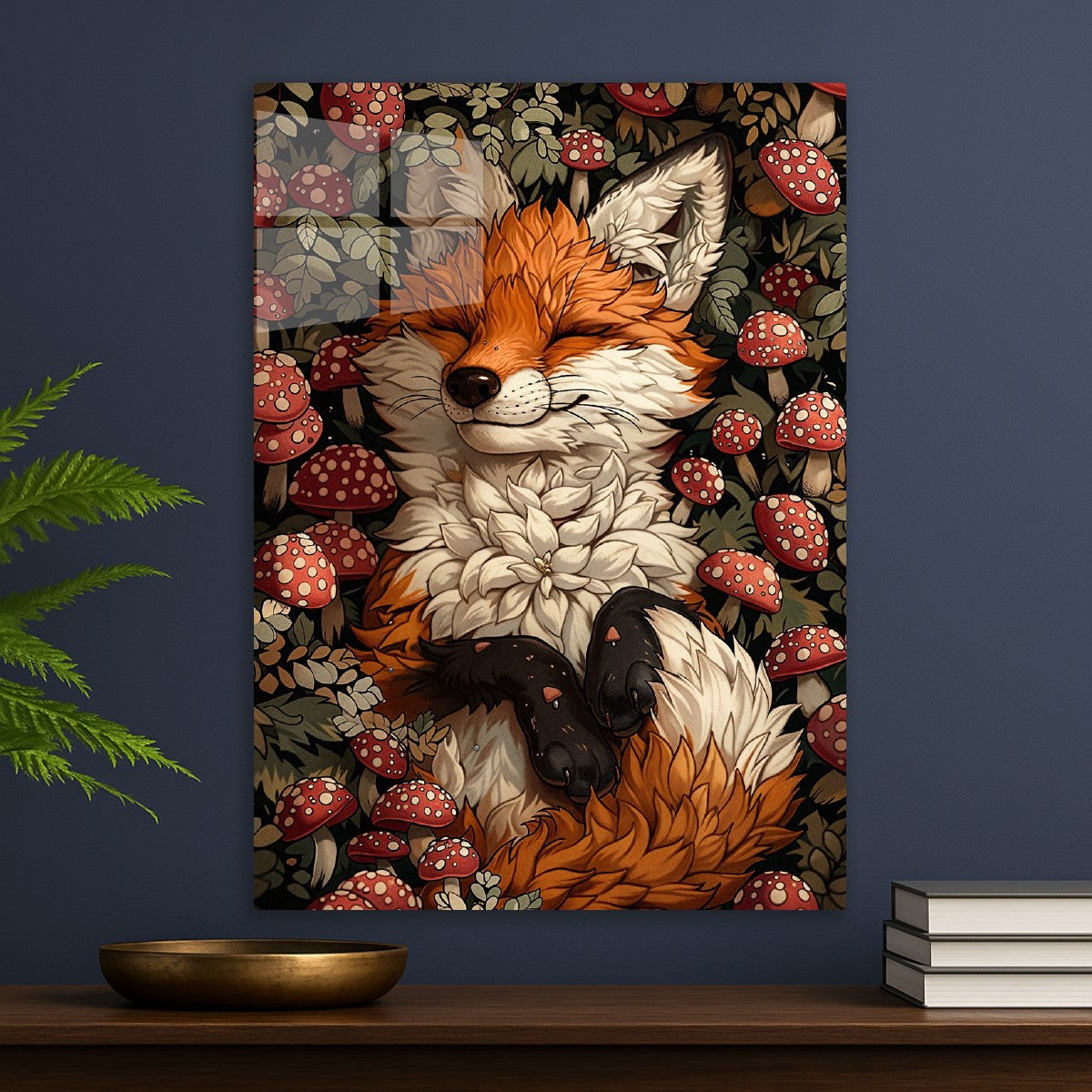 Sleeping Fox in the Forest