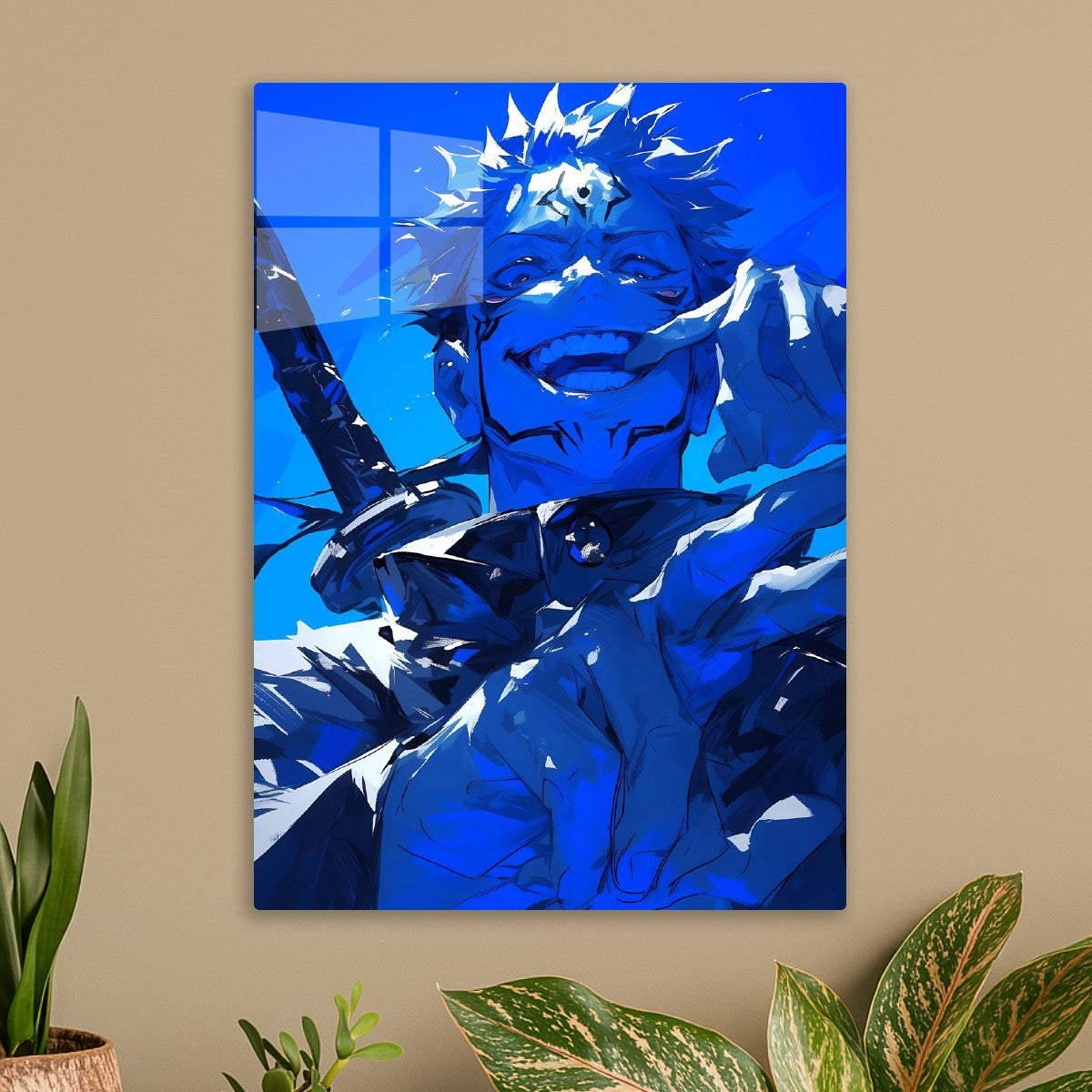 Yuji Itadori Aura Blue, Jujutsu Kaisen