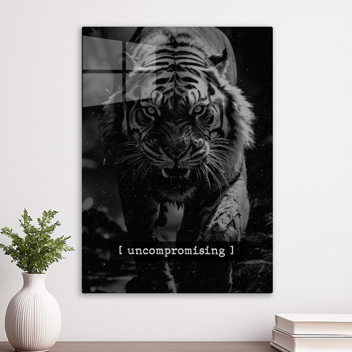 Uncompromising tiger