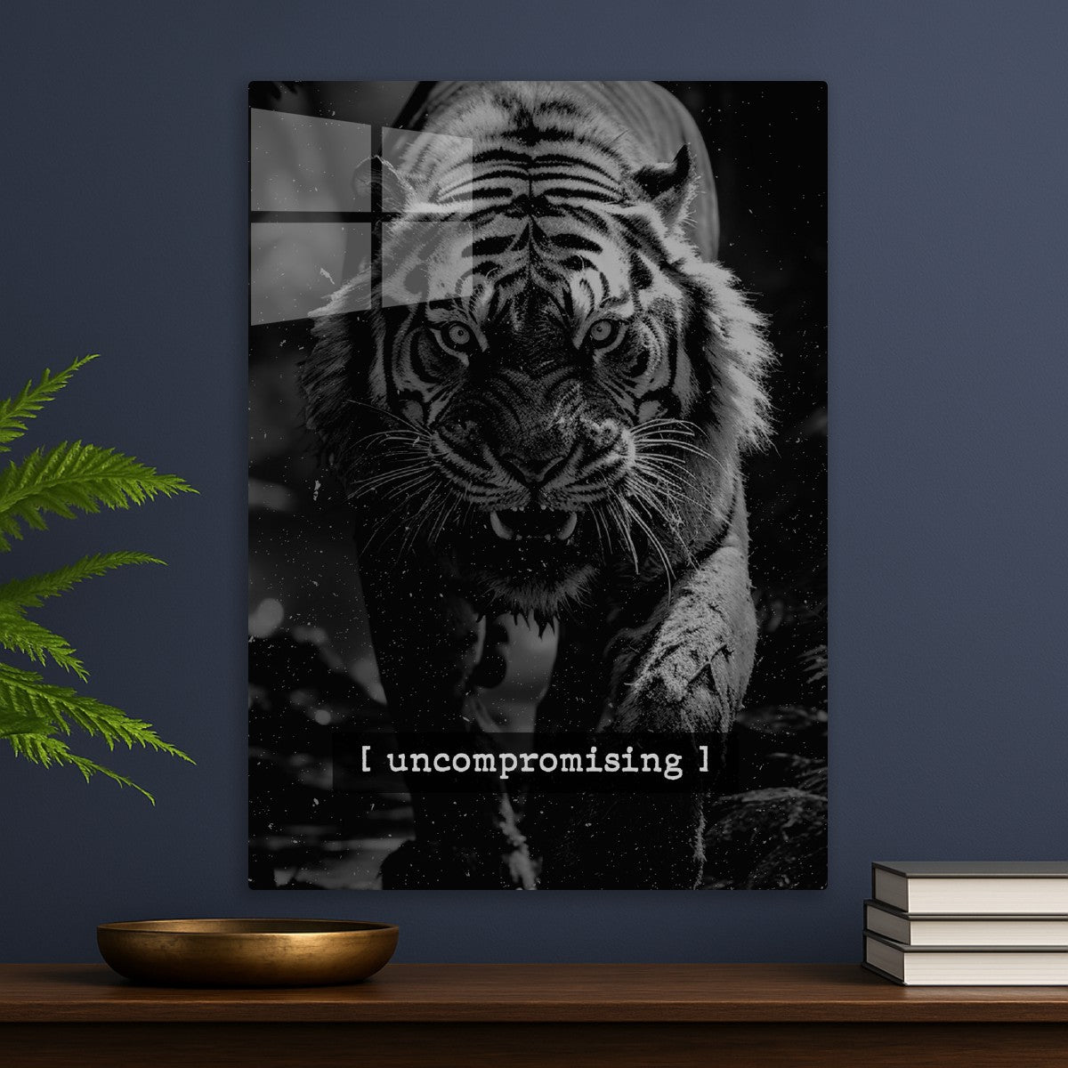 Uncompromising tiger