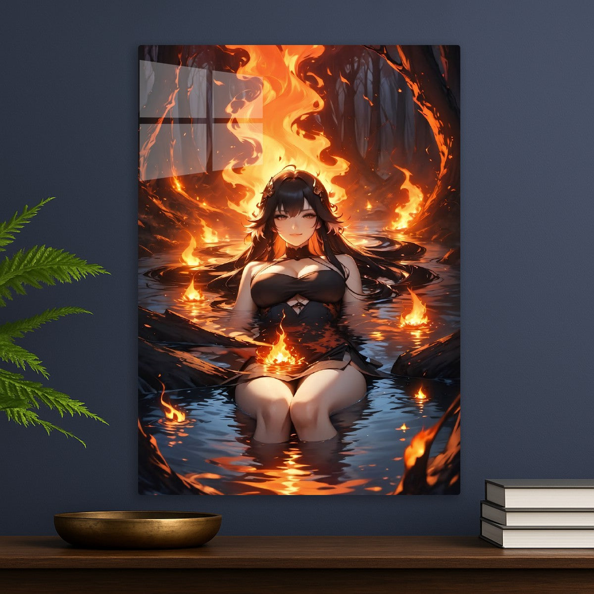 Fire Anime Girl