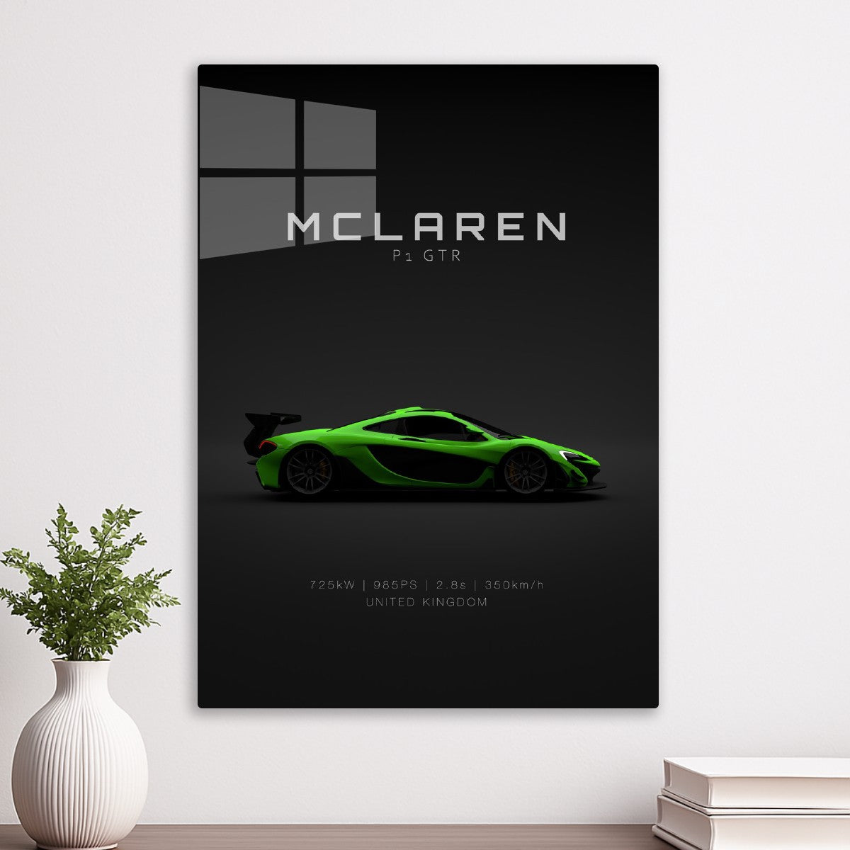 McLaren P1 GTR - Green - Specs