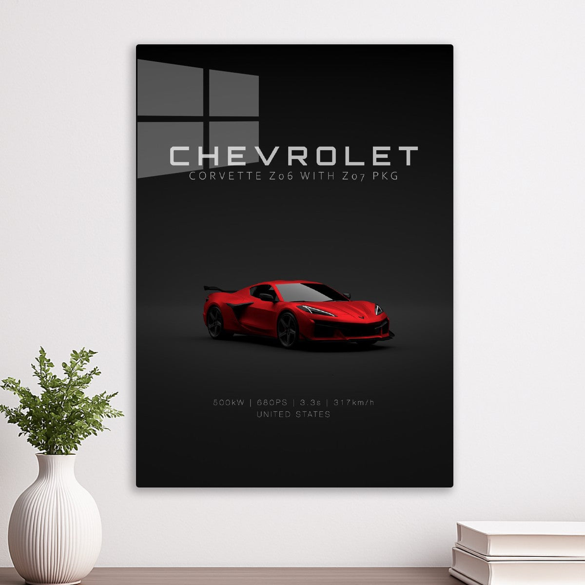 Chevrolet Corvette C8 - Red Fr