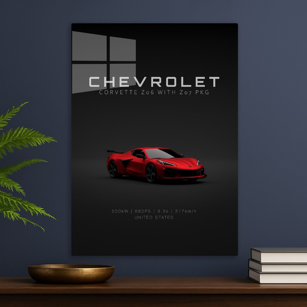 Chevrolet Corvette C8 - Red Fr