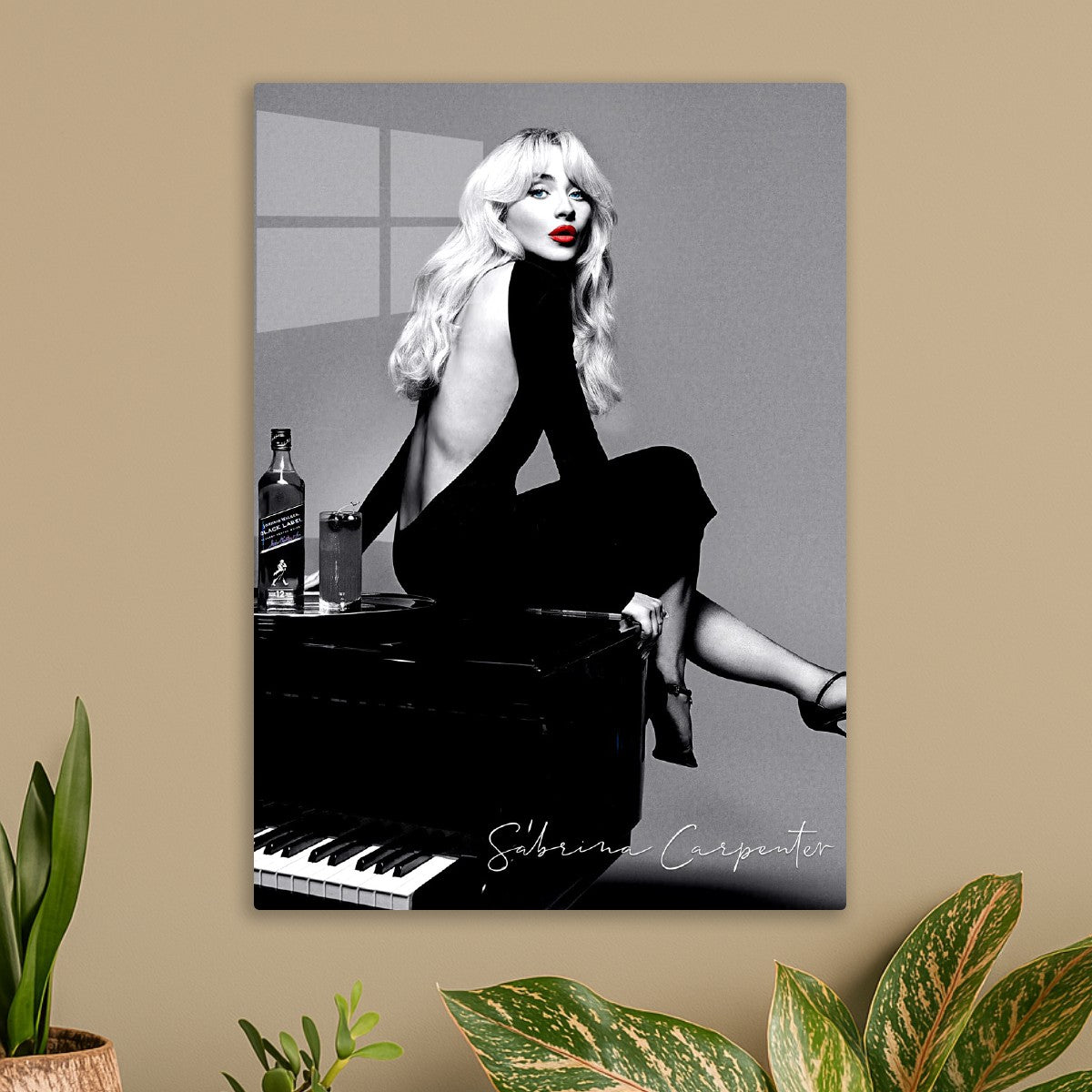 sabrina carpenter black white