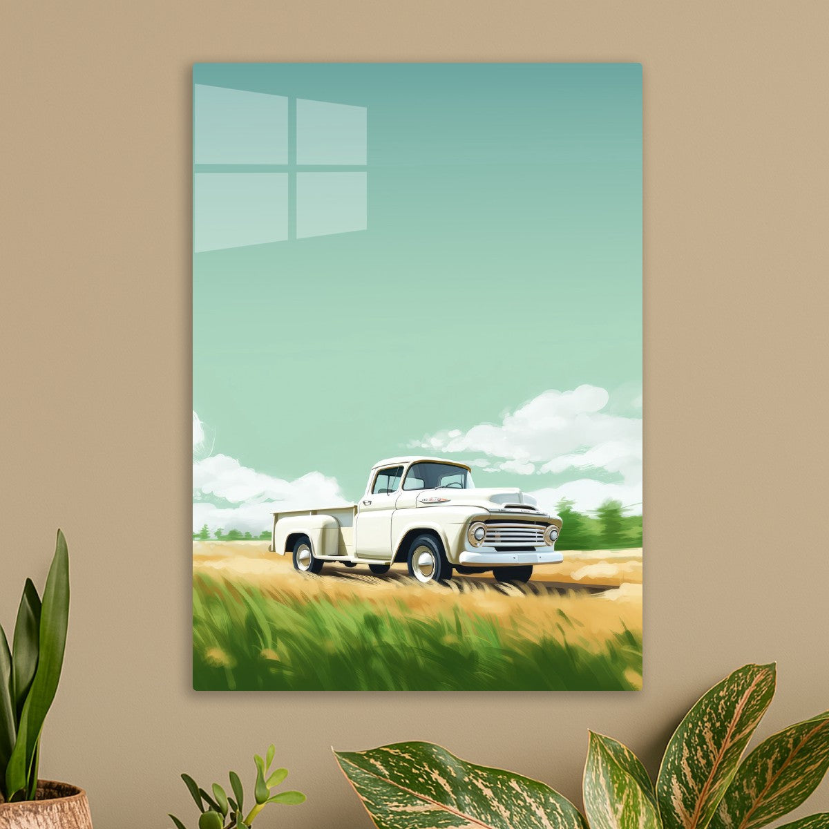 Cozy afternoon car