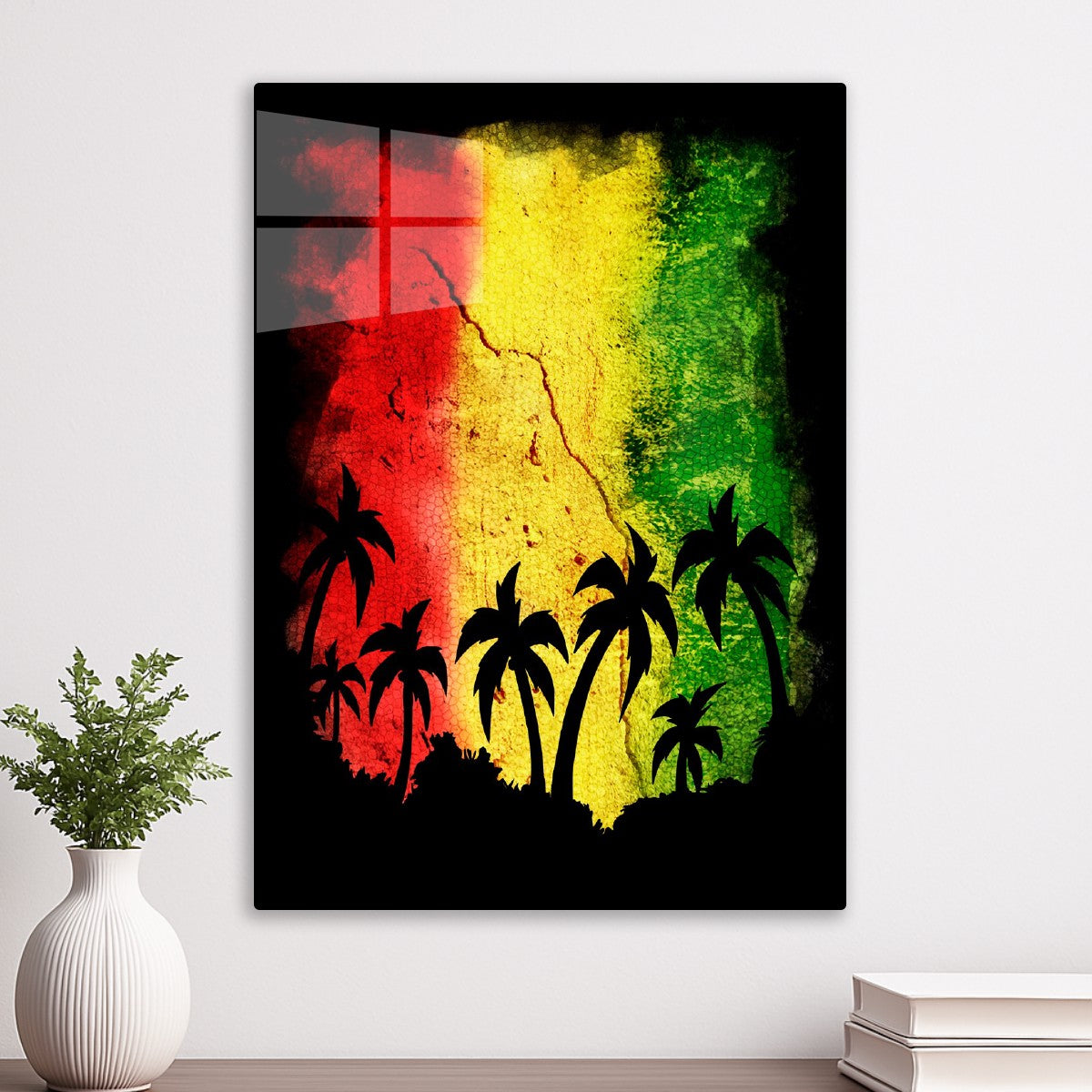 Rasta palms color