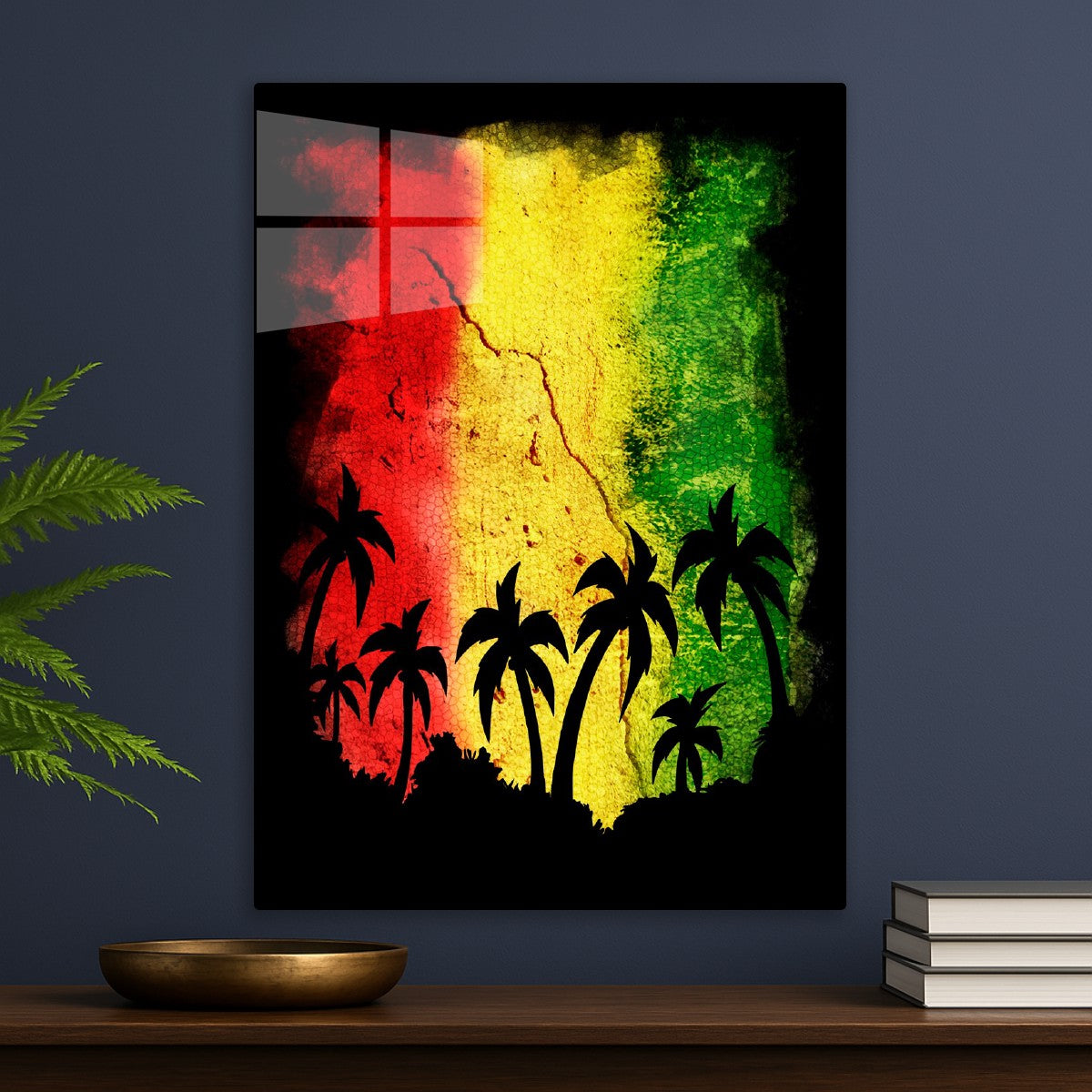Rasta palms color