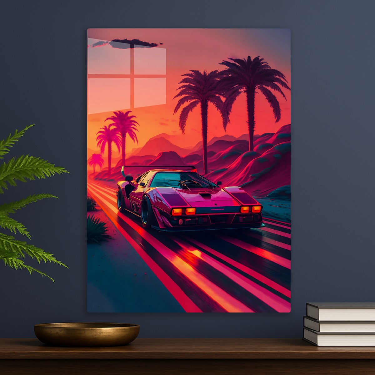Lamborghini, synthwave car