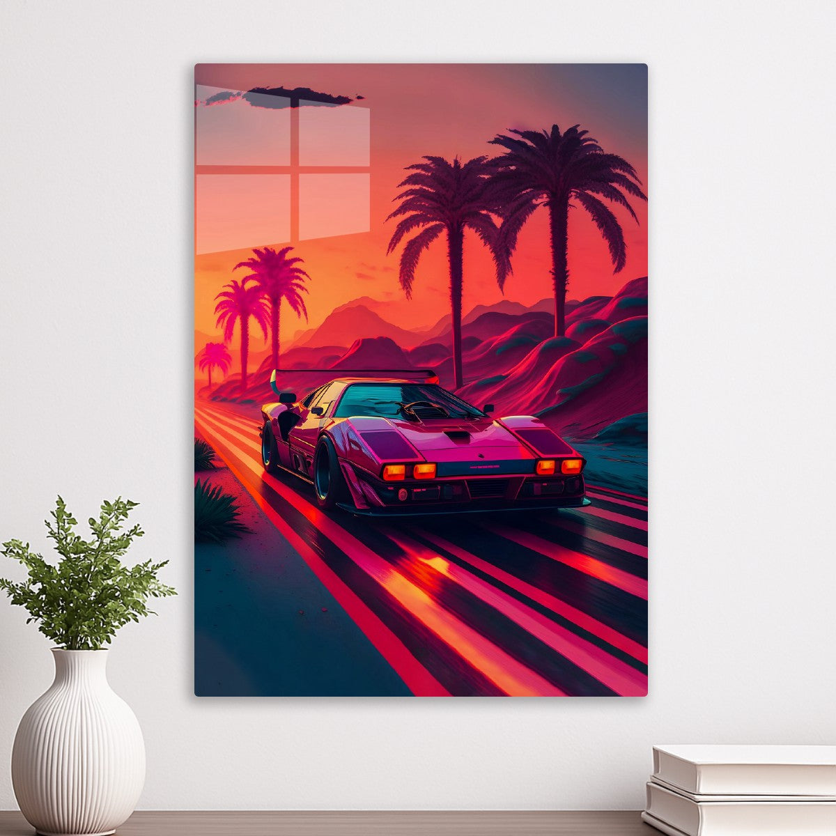 Lamborghini, synthwave car