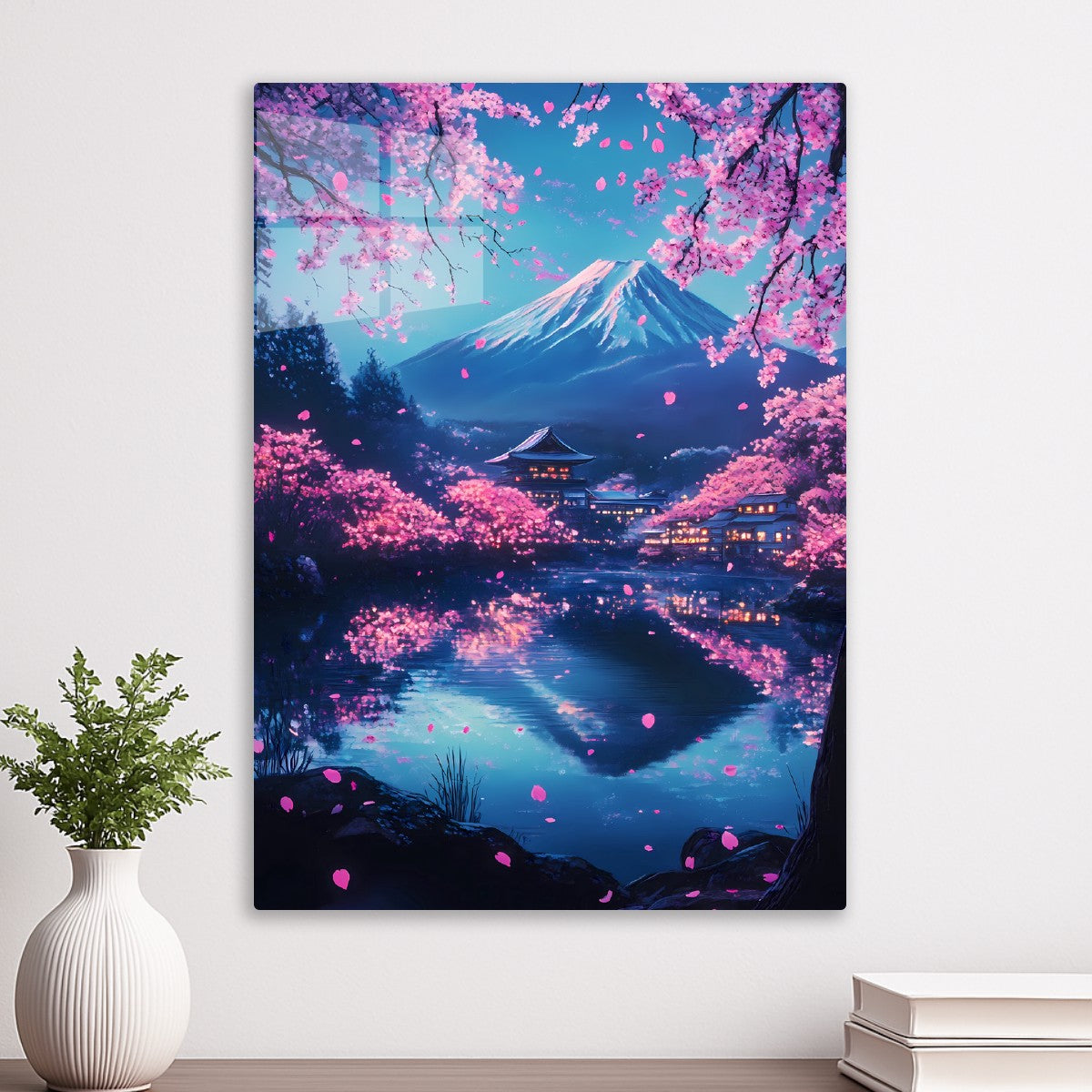 Neon Japanese Cherry Blossom