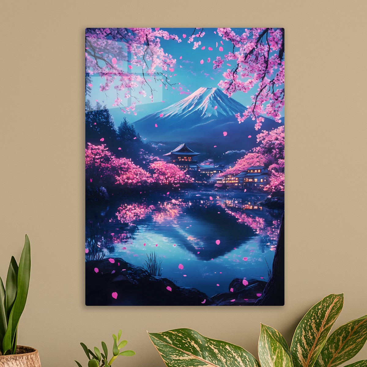 Neon Japanese Cherry Blossom