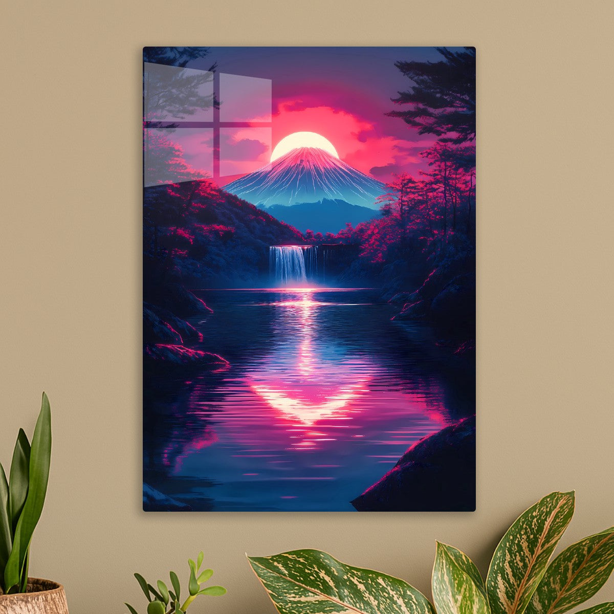 Neon Japanese Cherry Blossom