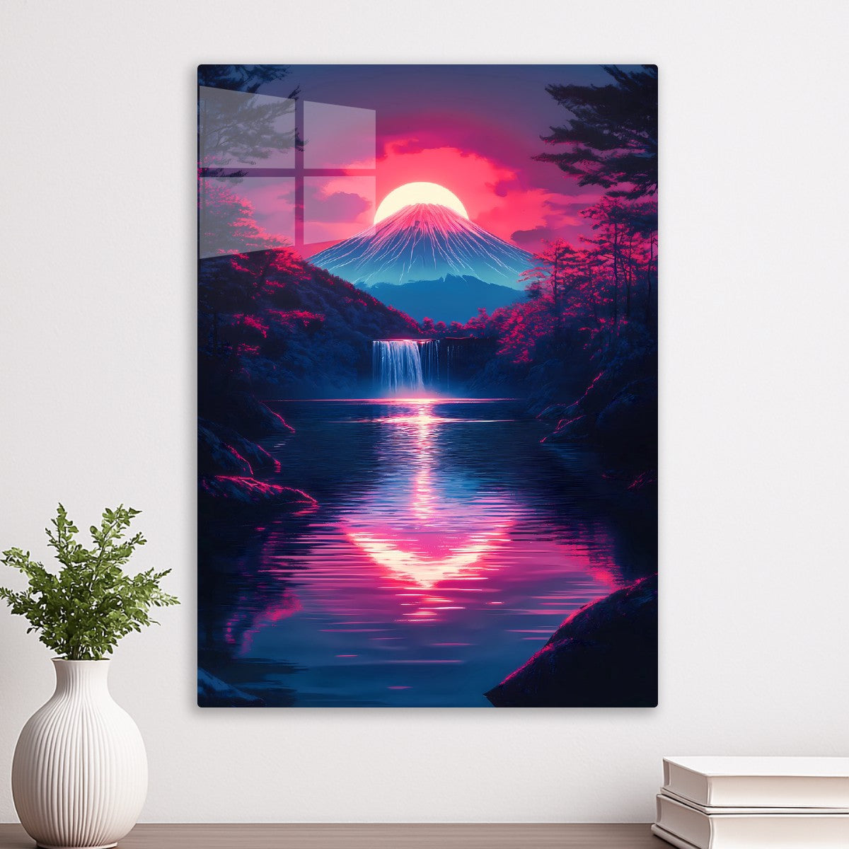 Neon Japanese Cherry Blossom