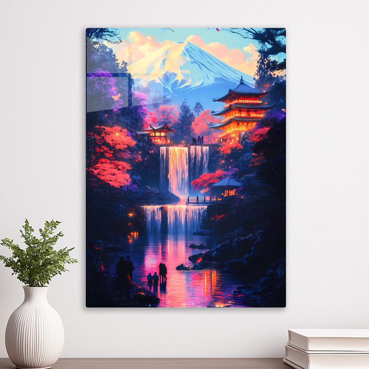 Neon Japanese Cherry Blossom