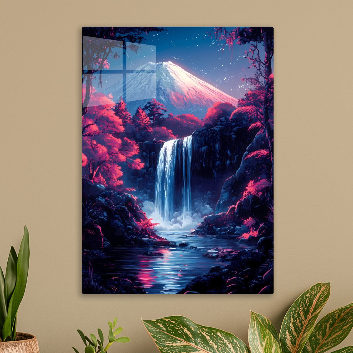 Neon Japanese Cherry Blossom