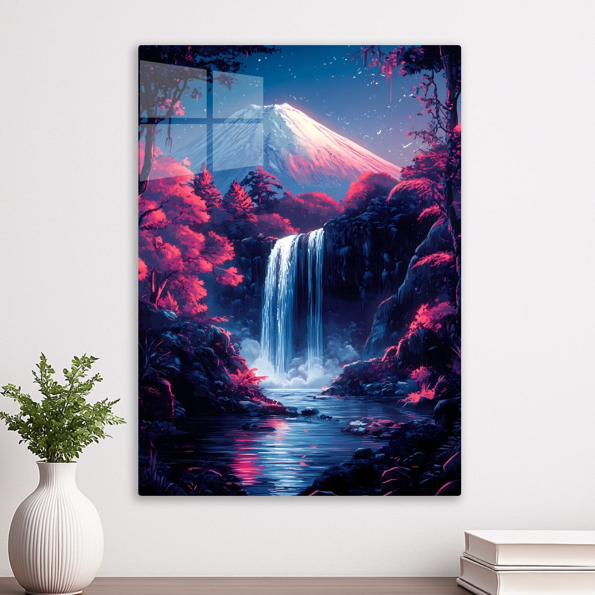 Neon Japanese Cherry Blossom