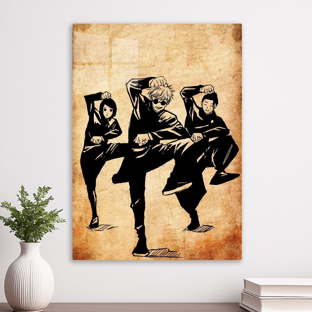 Yuji Itadori, Suguru Geto and Satoru Gojo, Jujutsu Kaisen