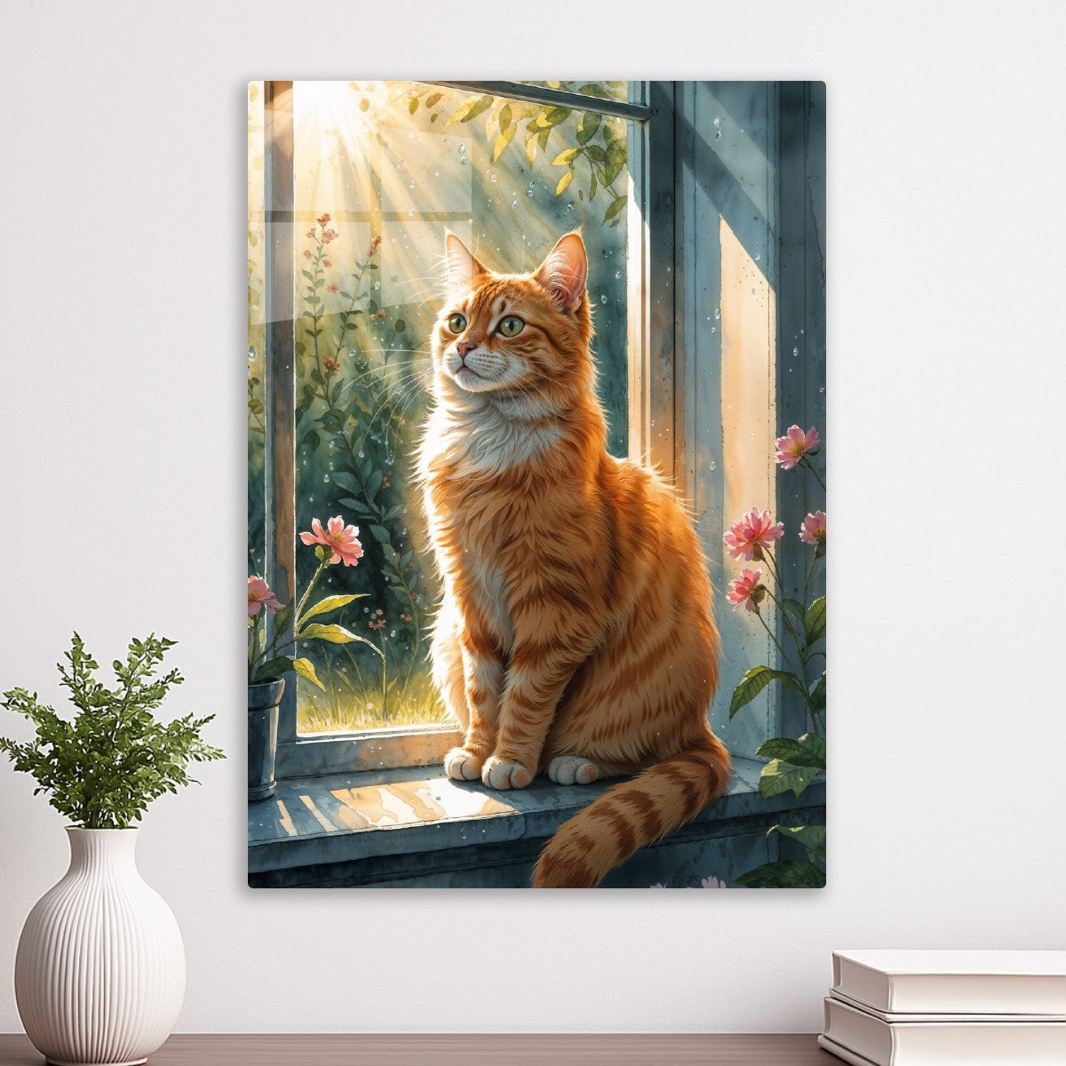Cat in the morning