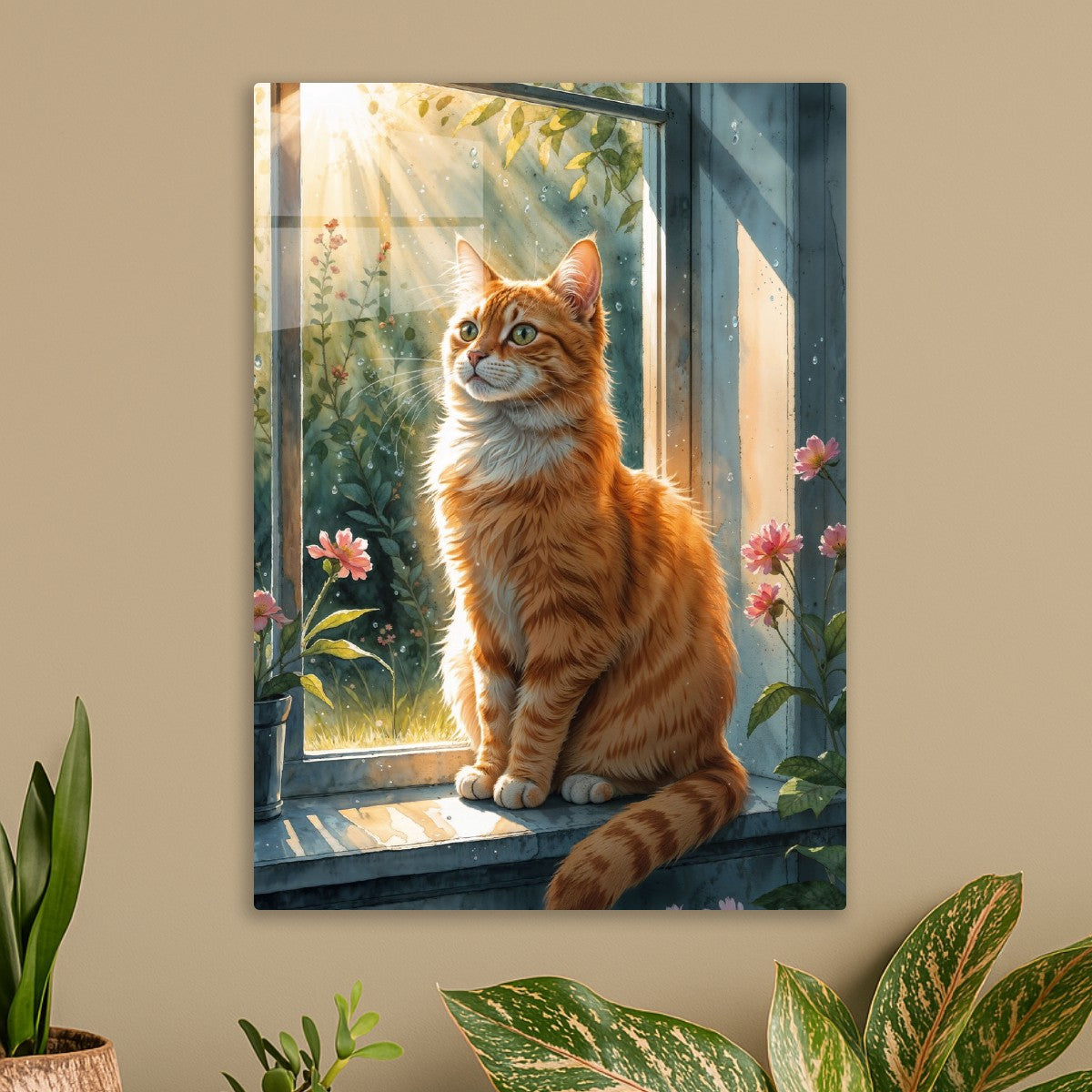 Cat in the morning