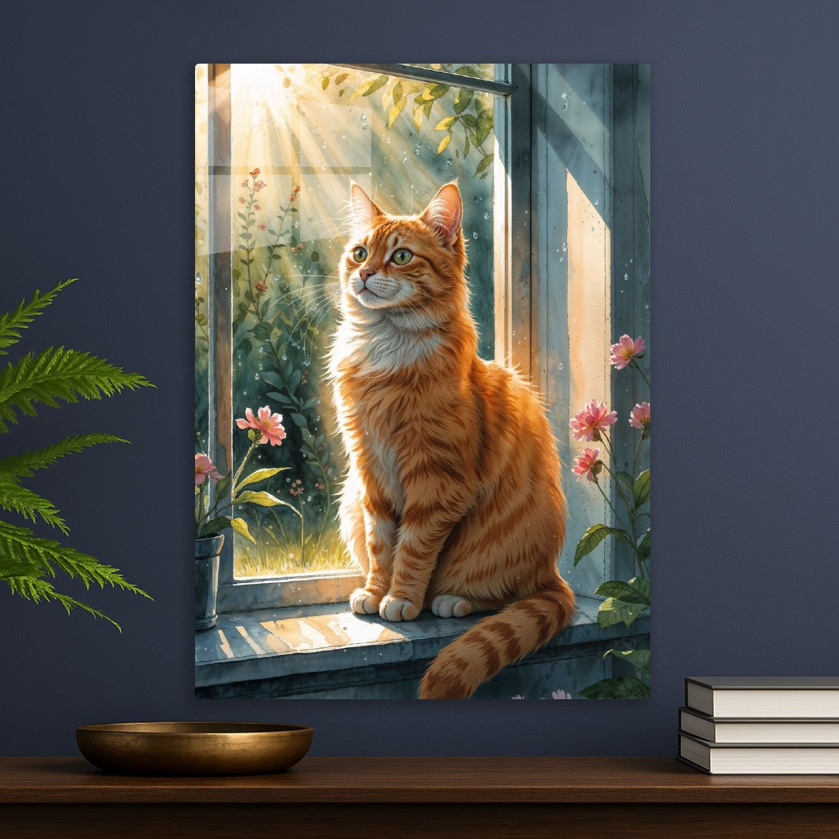 Cat in the morning