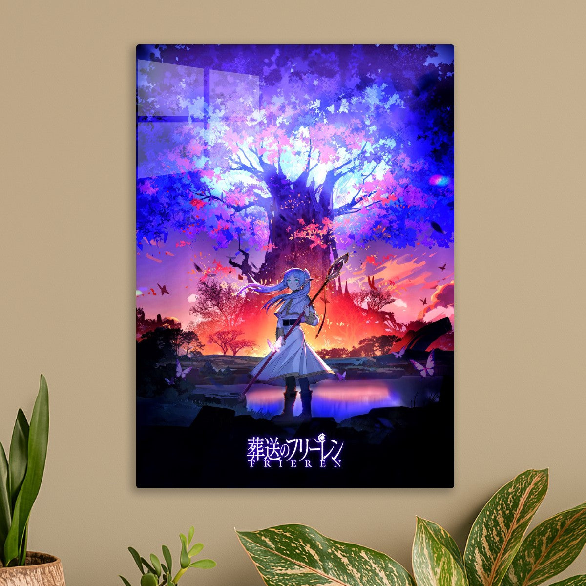 Frieren purple tree