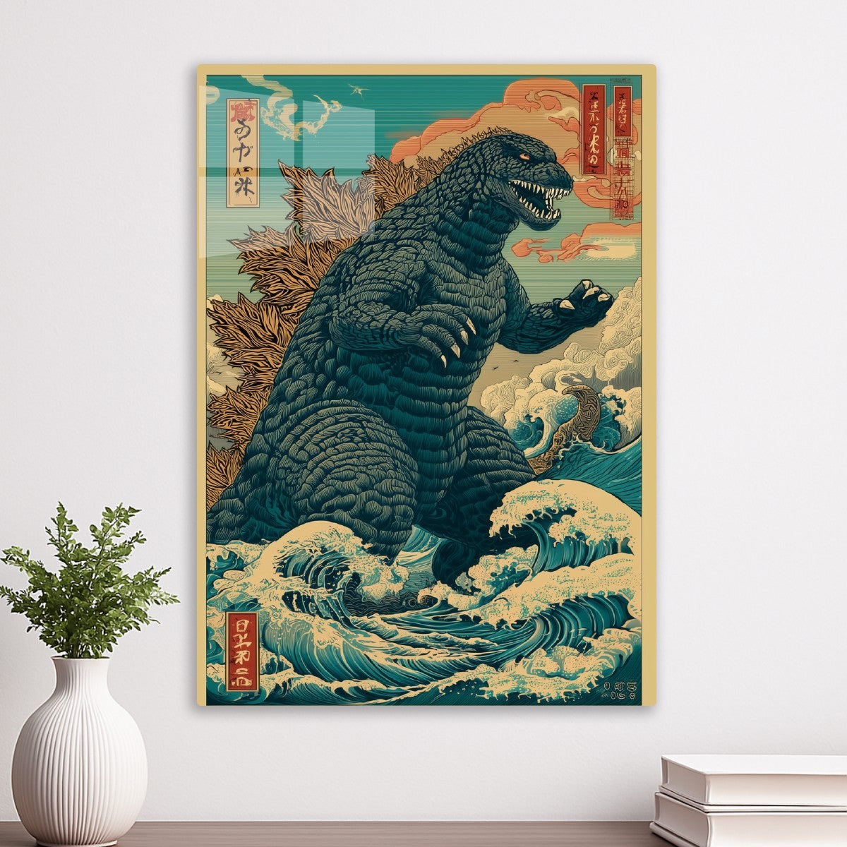 Ukiyo-e Godzilla