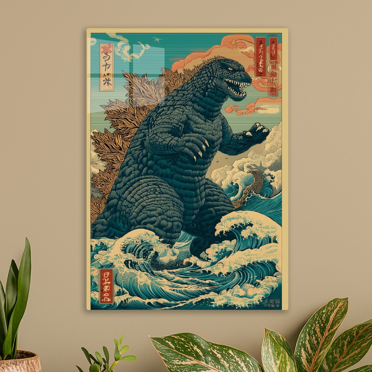 Ukiyo-e Godzilla