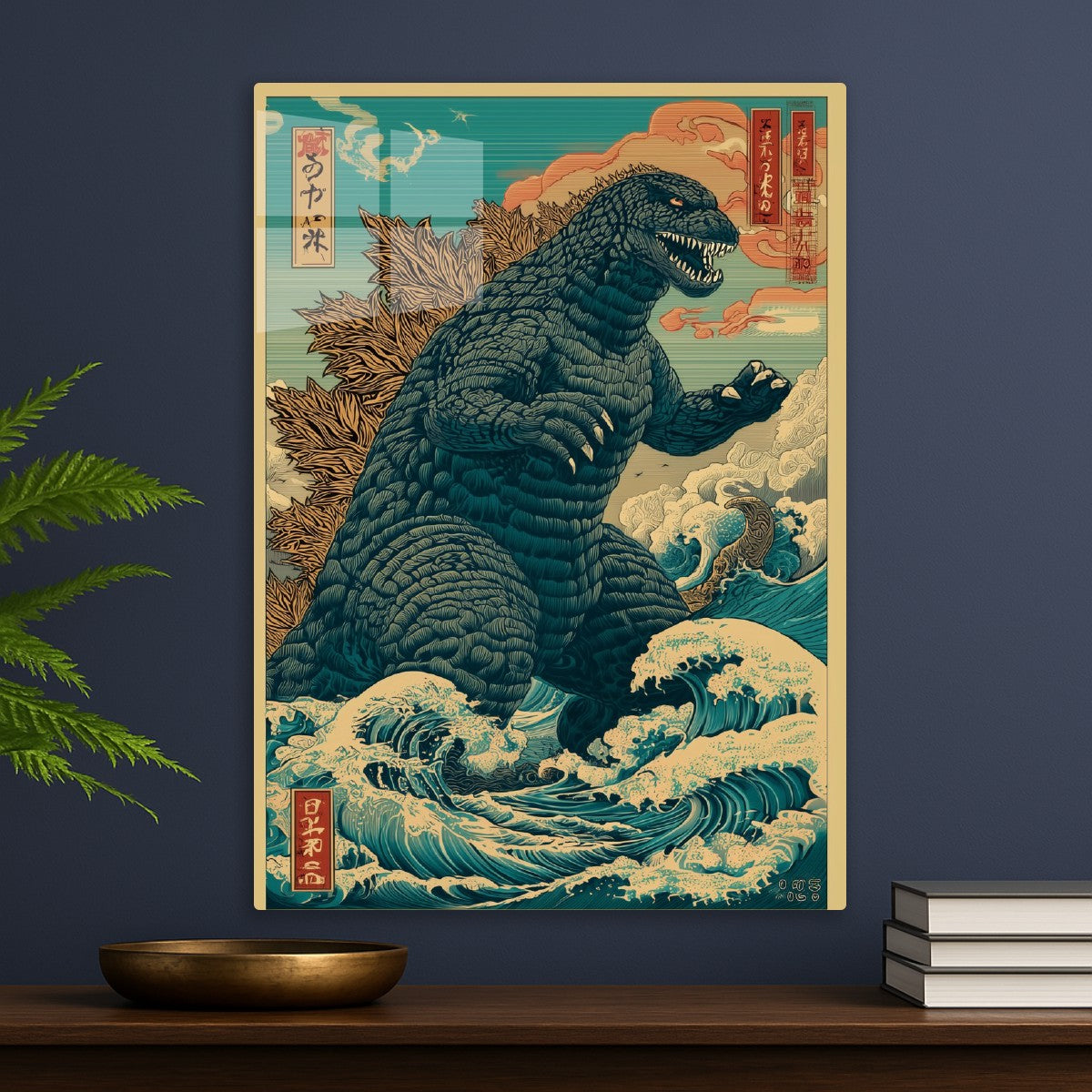 Ukiyo-e Godzilla