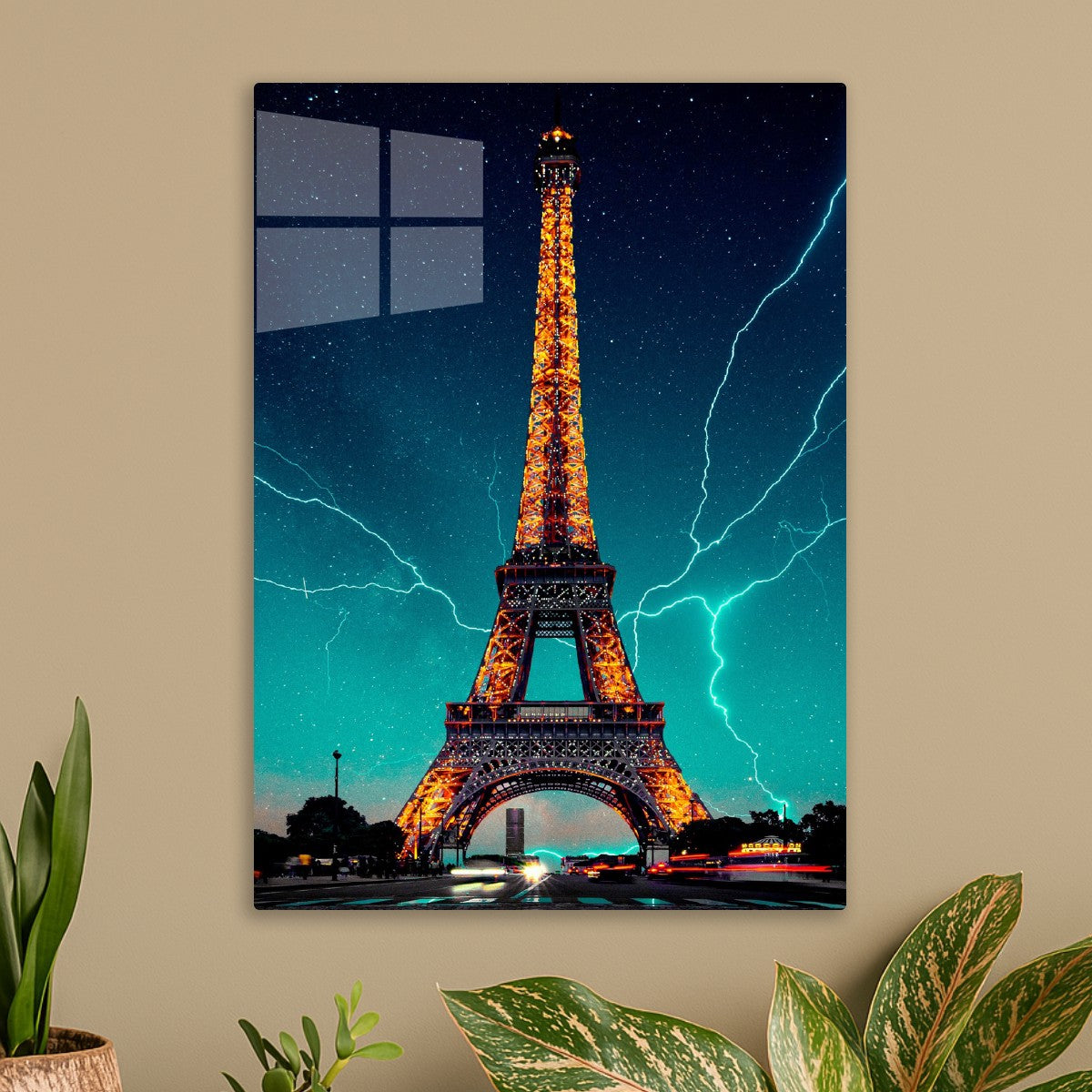 Lightning Over Paris