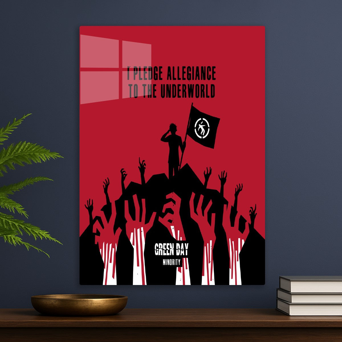 I pledge allegiance to the underworld, Minority by Green Day