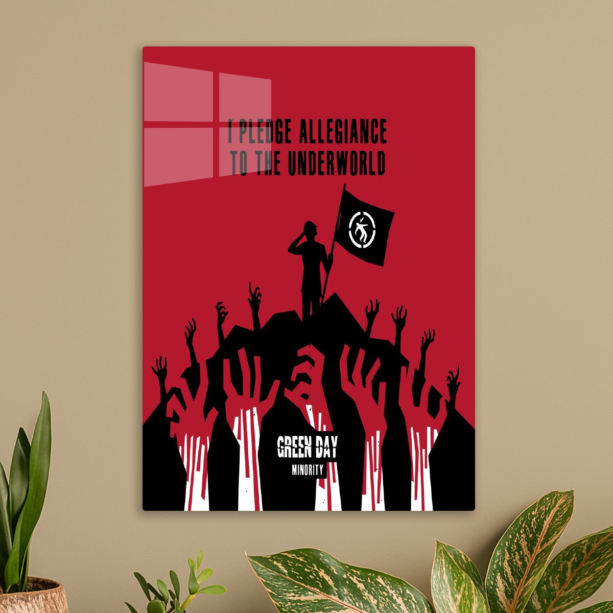 I pledge allegiance to the underworld, Minority by Green Day