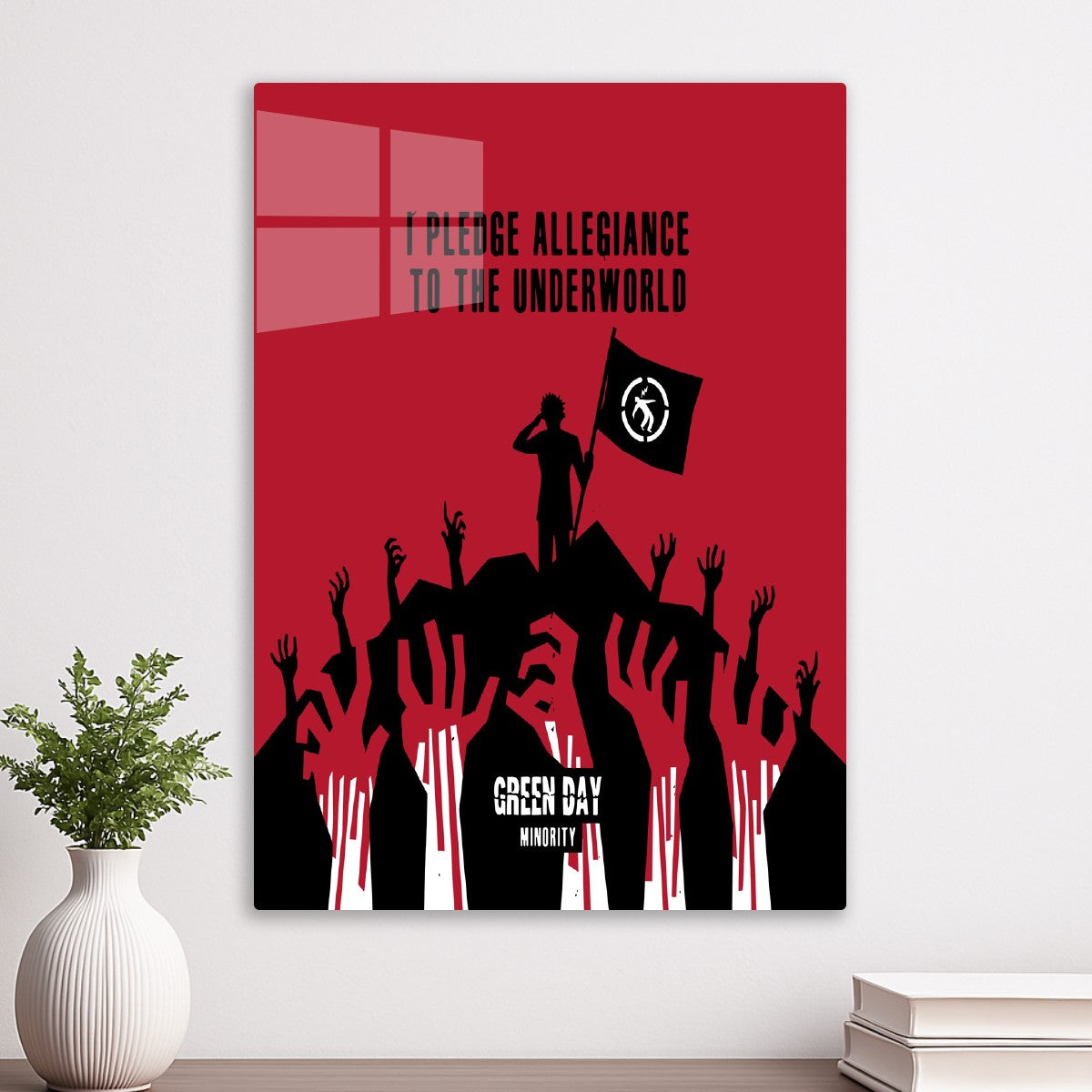 I pledge allegiance to the underworld, Minority by Green Day