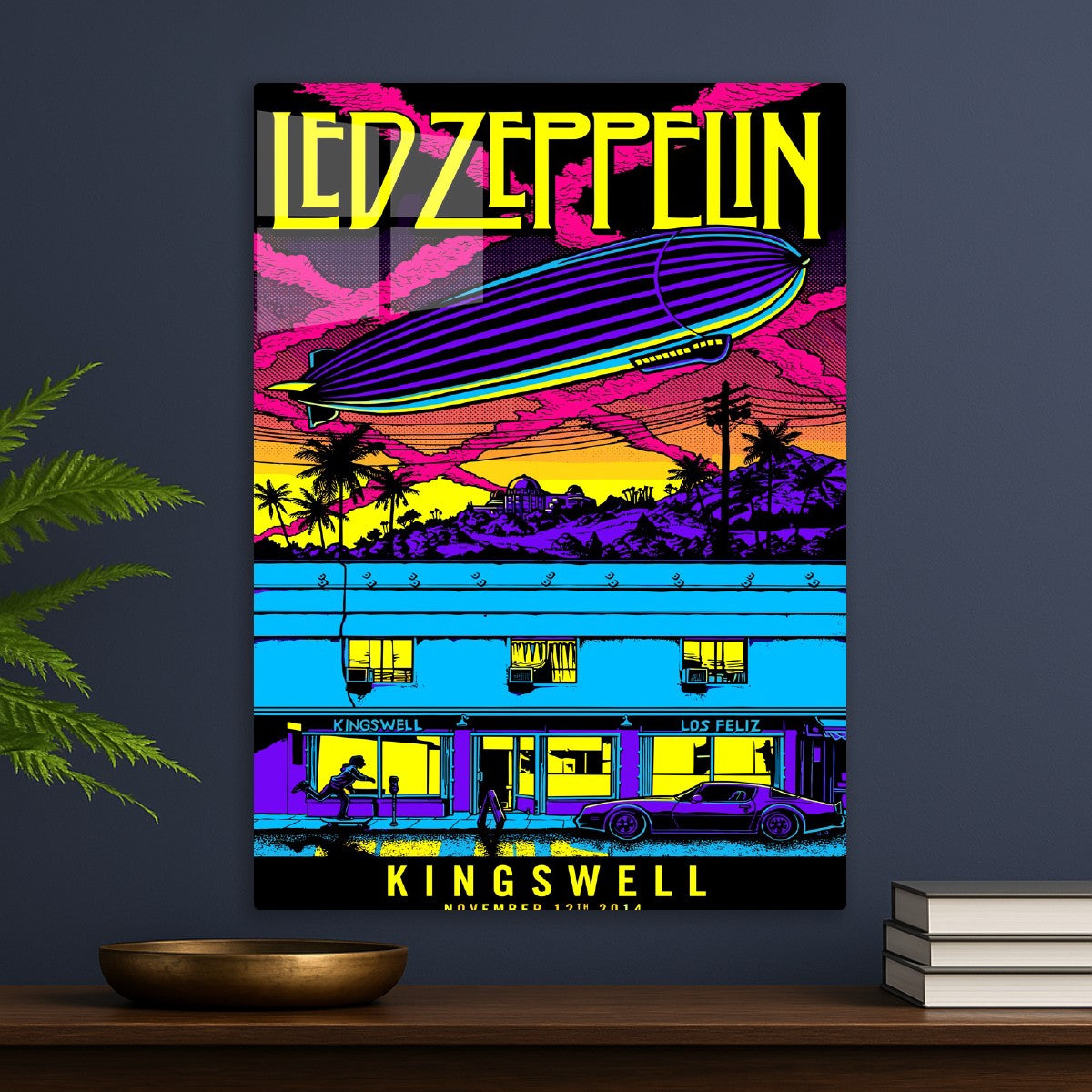 Led Zeppelin Neon Kingswell