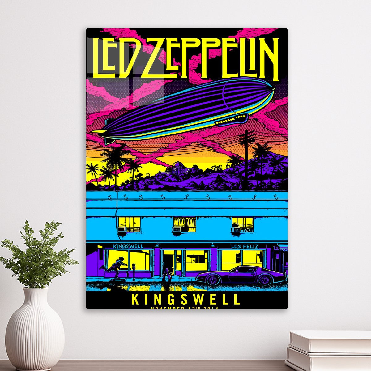 Led Zeppelin Neon Kingswell