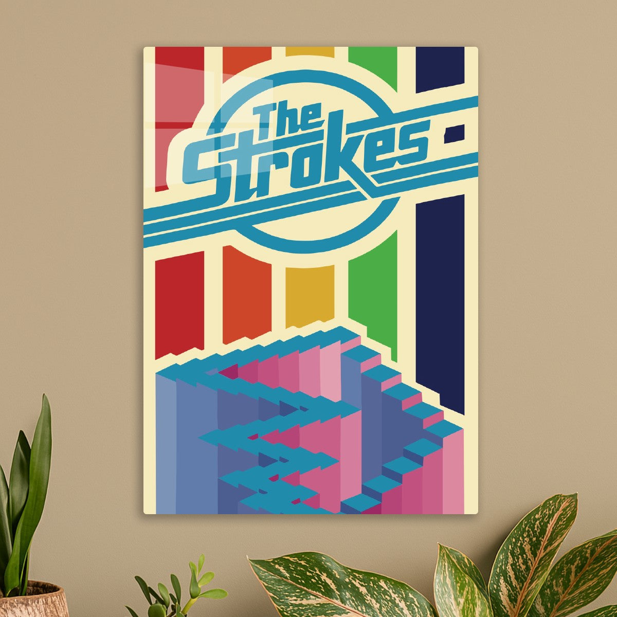 The Strokes Retro Skyline Vibe