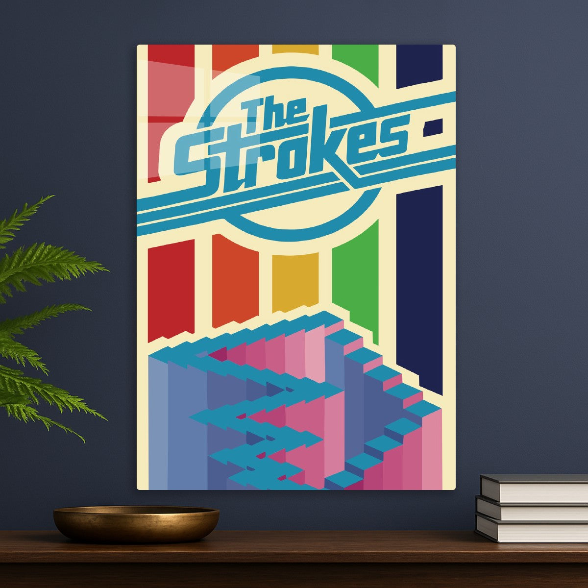 The Strokes Retro Skyline Vibe