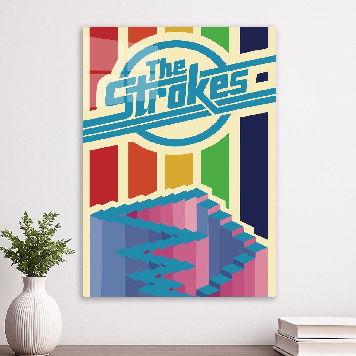 The Strokes Retro Skyline Vibe